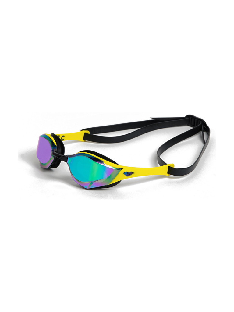 Състезателни очила за плуване Arena Cobra Edge Swipe Mirror - Emerald-Yellow-Black