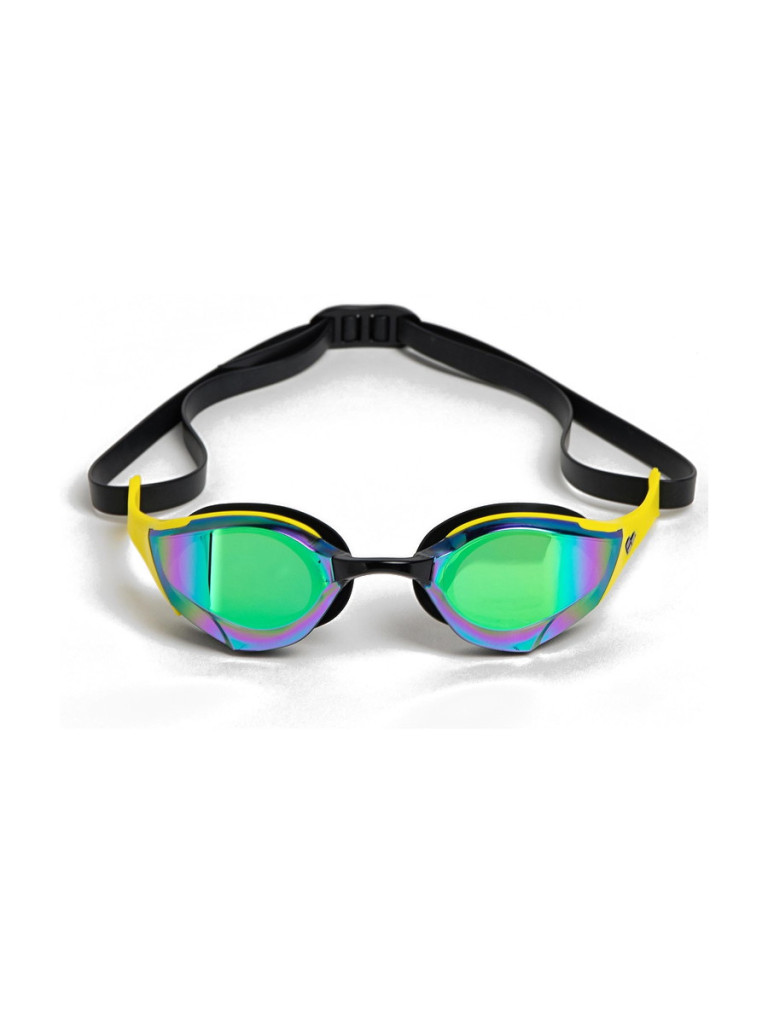 Състезателни очила за плуване Arena Cobra Edge Swipe Mirror - Emerald-Yellow-Black