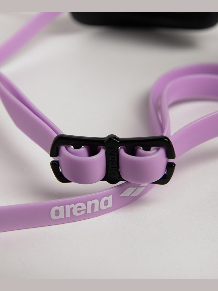 Състезателни очила за плуване Arena Python Mirror - Violet-Black-Violet
