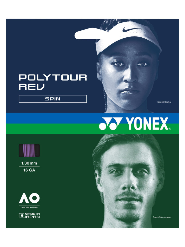 Тенис кордаж Yonex POLYTOUR REV 12 м - Purple