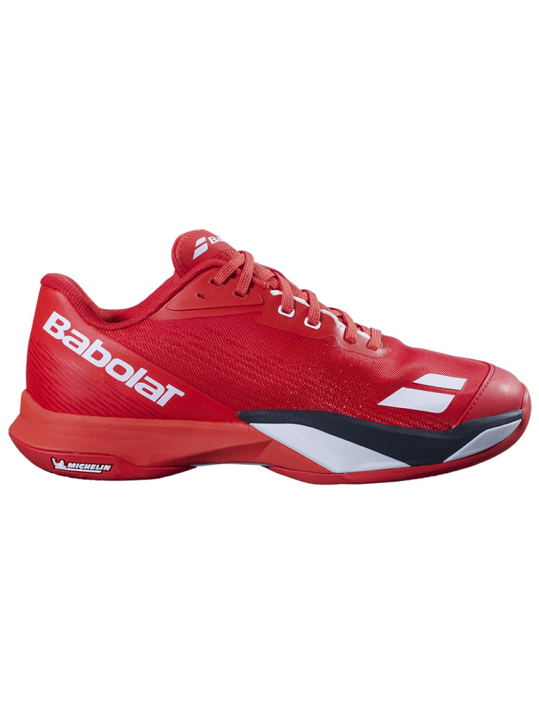 Мъжки тенис обувки Babolat JET MACH 4 CLAY - Cherry Tomato / White