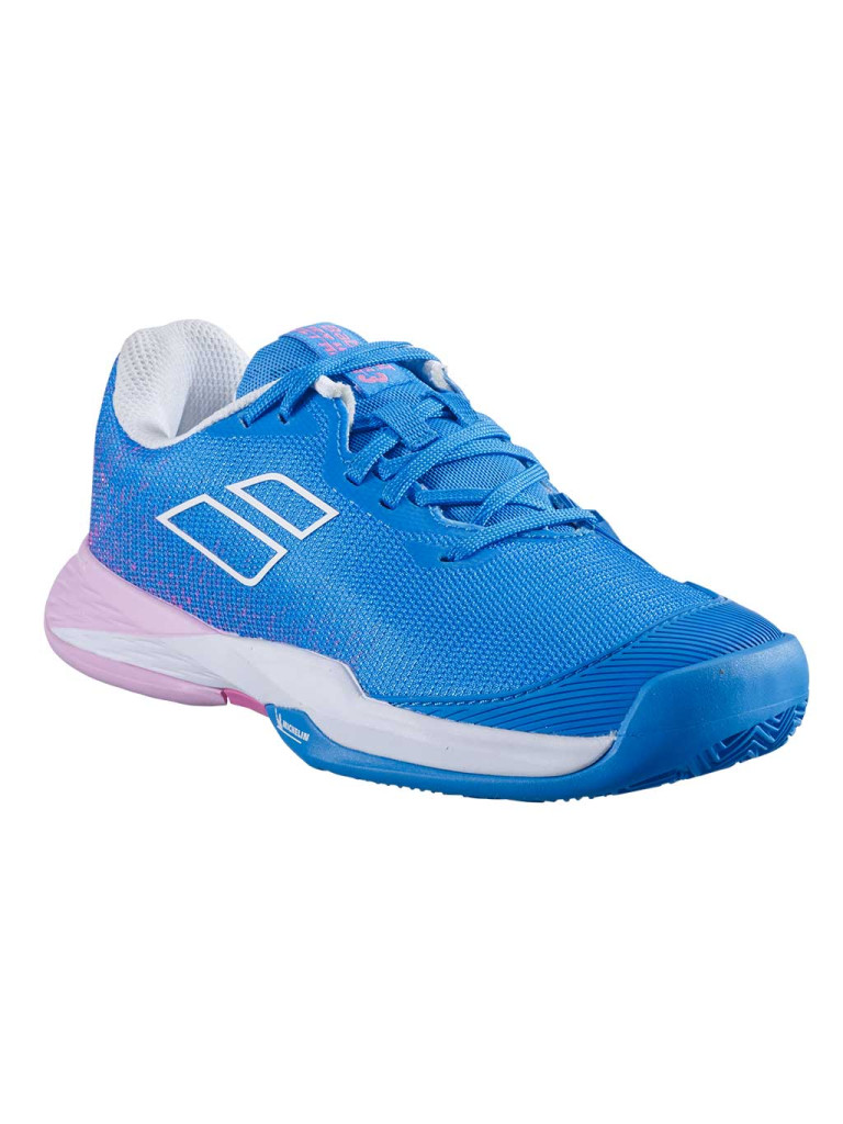 Детски тенис обувки Babolat JET MACH 3 CLAY JNR - French Blue