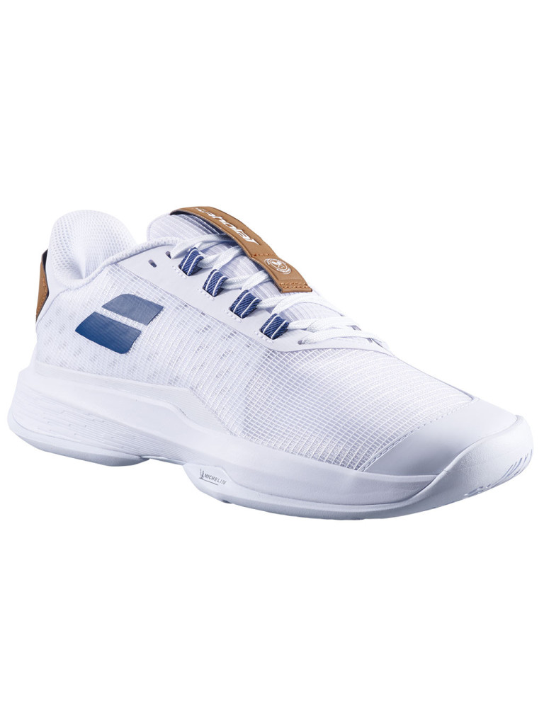 Мъжки тенис обувки Babolat JET TERE 2 ALL COURT WIMBLEDON White / Blue Navy