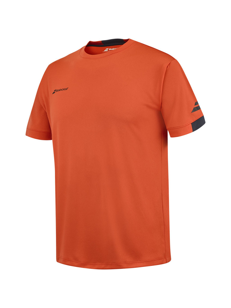 Детска тениска за момчета Babolat PLAY CREW NECK FIESTA RED 2024