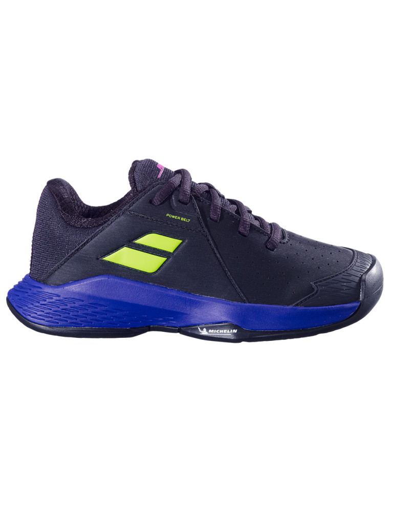 Детски тенис обувки за момчета Babolat Propulse Junior All Court - Black / Dark Blue