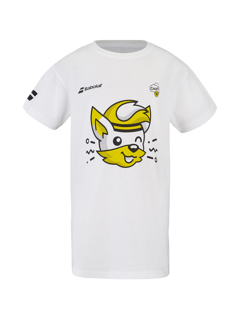 Babolat EXERCISE COTTON TEE C16 WHITE детска тениска