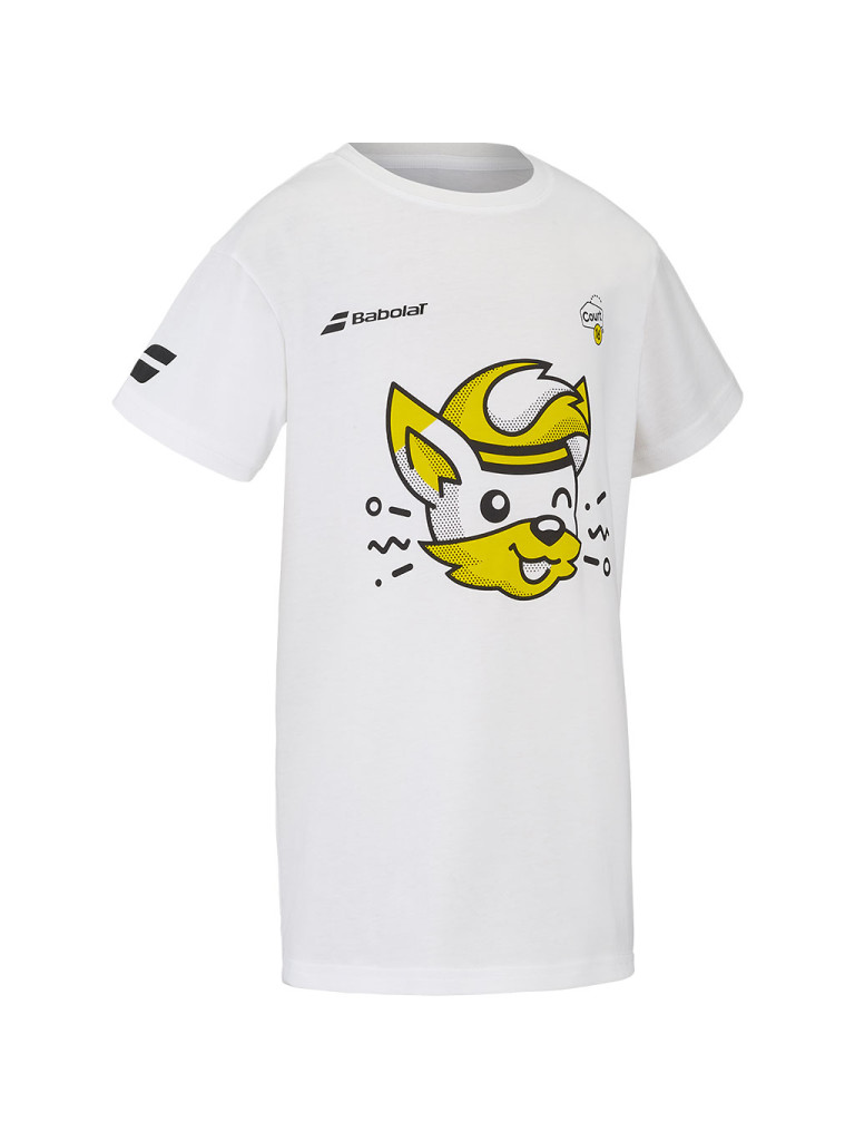 Babolat EXERCISE COTTON TEE C16 WHITE детска тениска