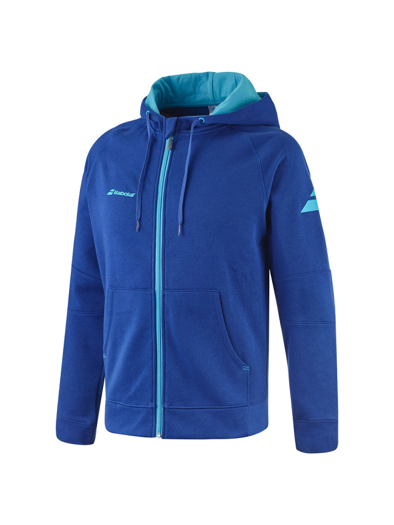 Мъжко яке с качулка Babolat Exercise Sodalite Blue 2024