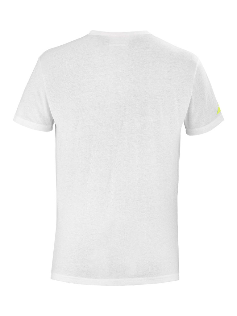 Тениска Babolat Exercise Message Tee Men White / Angel Blue