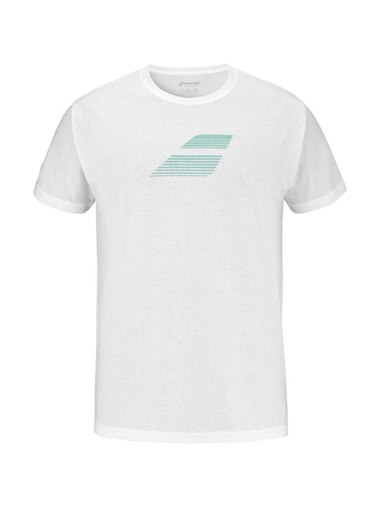 Babolat EXERCISE BIG FLAG TEE WHITE мъжка тениска