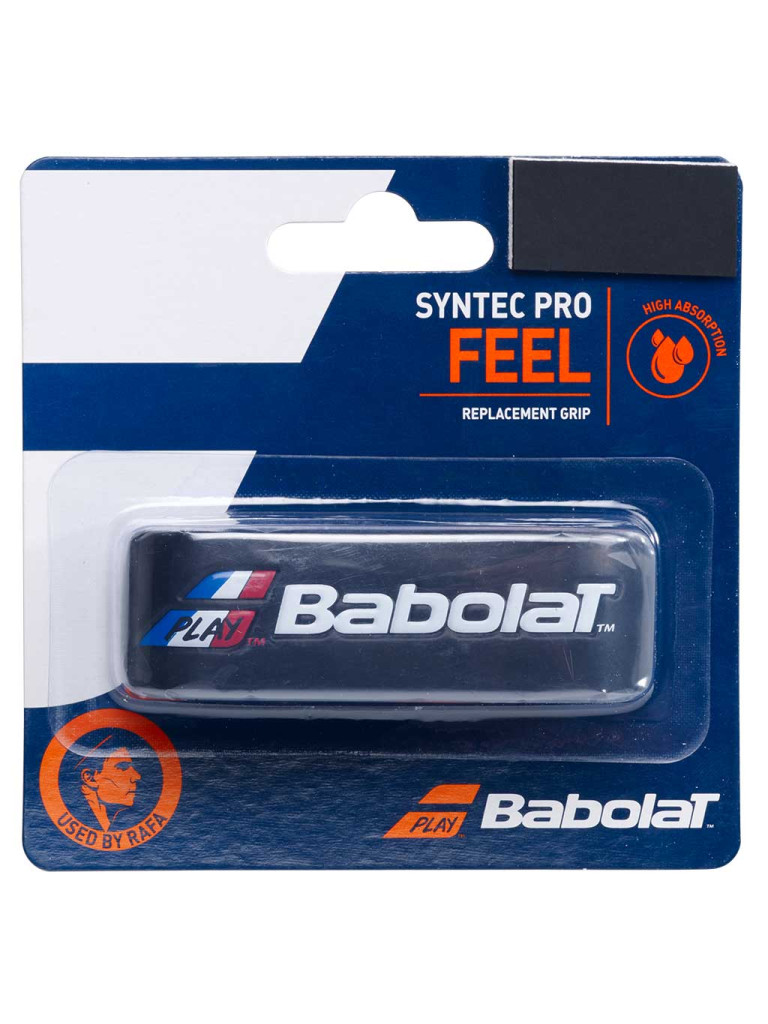 Основен грип Babolat Syntec Pro, син/бял/червен