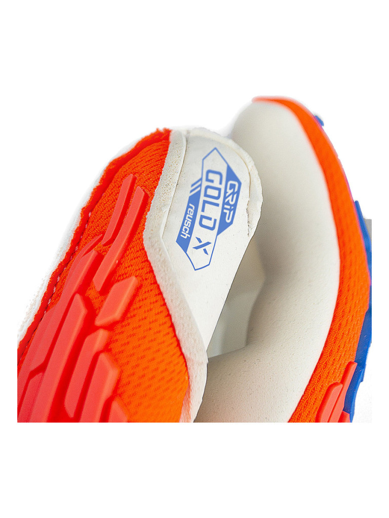 Reusch Attrakt Gold X Freegel 2024 Goalkeeper Gloves - Orange-Blue