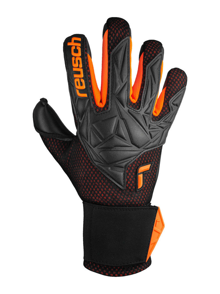 Вратарски ръкавици Reusch Attrakt Infinity Airvent 2024 - Black-Shocking Orange-Black