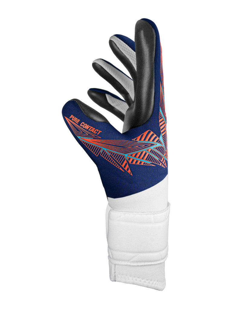 Вратарски ръкавици Reusch Pure Contact Silver 2024 - Premium Blue-Electric Orange-Black