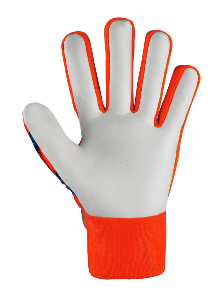Детски вратарски ръкавици Reusch Attrakt Starter Solid Finger Support Junior 2024 - Orange-Blue