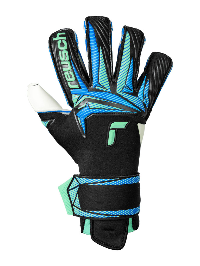 Вратарски ръкавици Reusch Attrakt RE:GRIP Evolution 2026 - Black-Ocean-Light