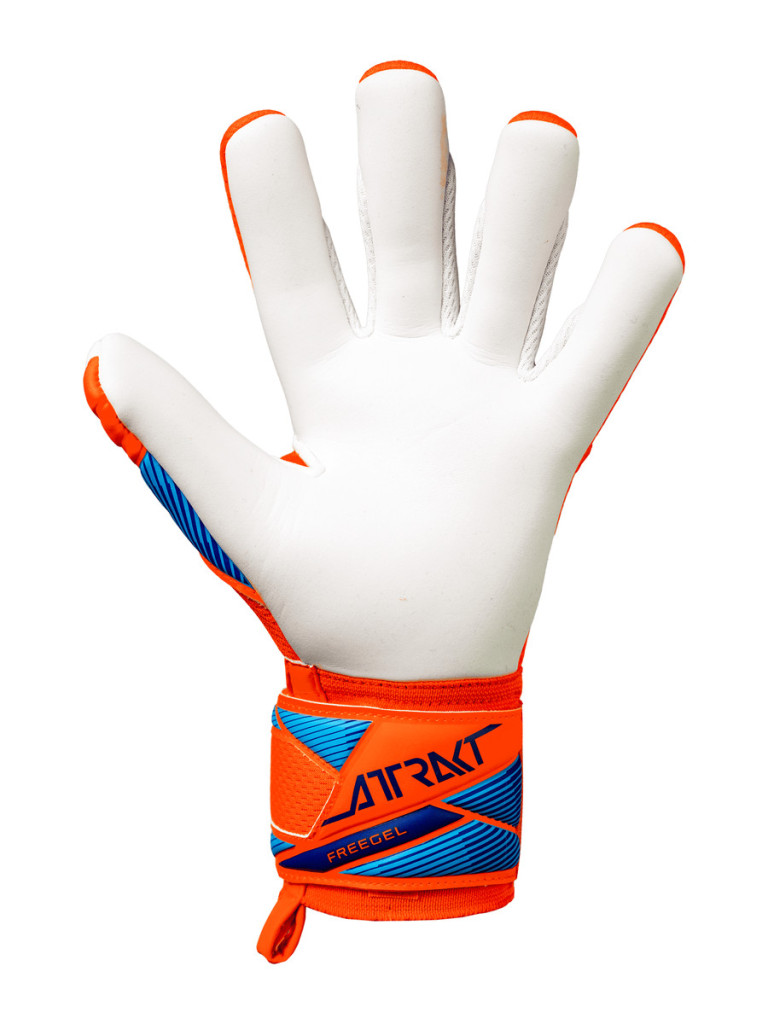 Детски вратарски ръкавици Reusch Attrakt Freegel Advance Junior 2026 - Orange-Blue