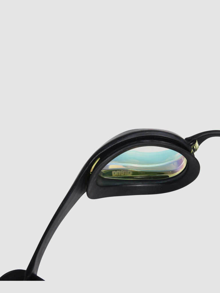 Състезателни очила за плуване Arena Cobra Ultra Swipe Mirror - Yellow Copper-Black