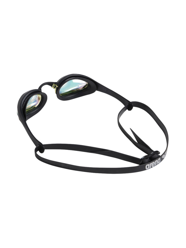 Състезателни очила за плуване Arena Cobra Ultra Swipe Mirror - Yellow Copper-Black