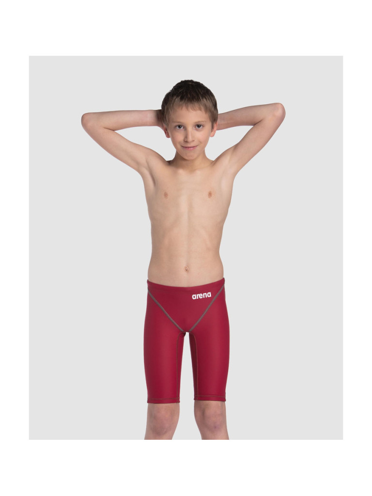 Детски състезателен бански Arena Powerskin ST Next Jammer - Deep Red