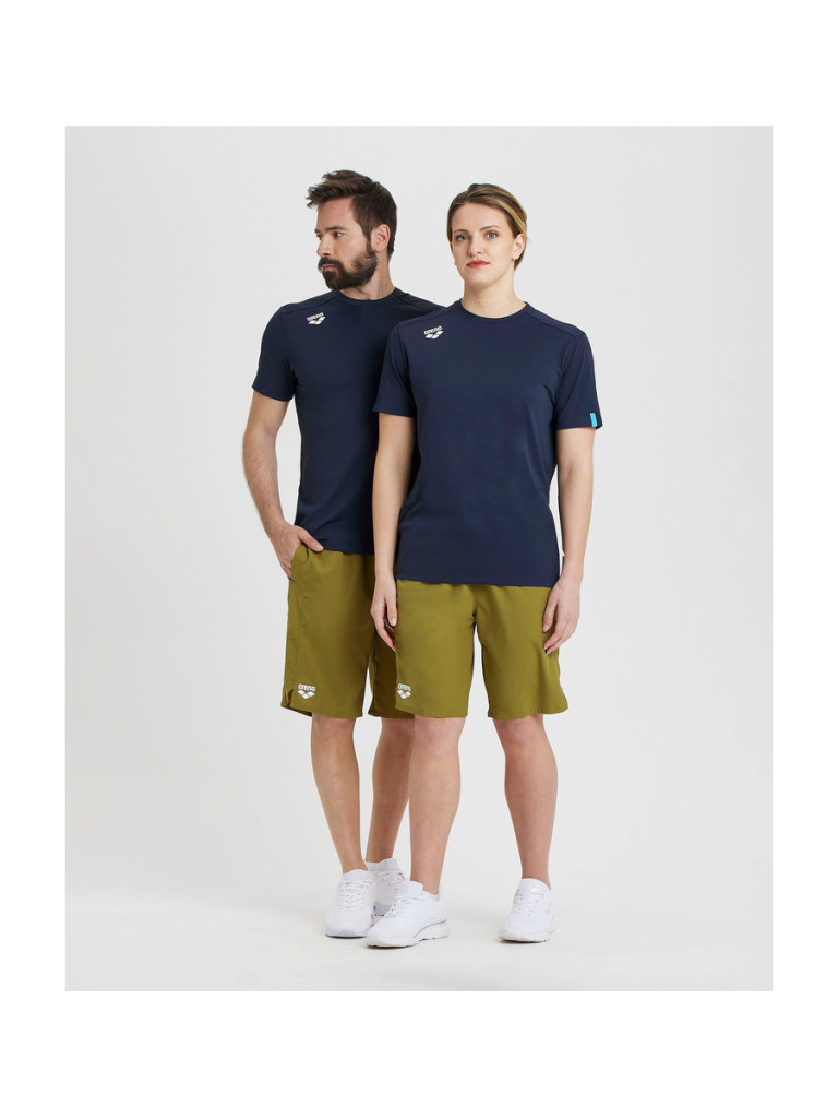 Спортна тениска унисекс Arena Team T-Shirt Solid - Navy