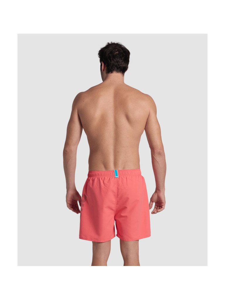 Мъжки плажни шорти Arena Fundamentals Arena Logo Boxer R - Coral-Light Royal