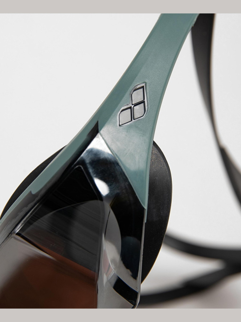 Състезателни очила за плуване Arena Cobra Edge Swipe Mirror - Silver-Sage-Black