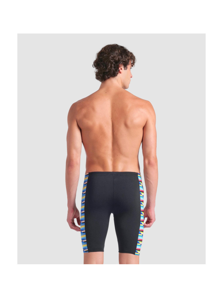 Мъжки бански Arena Racing Stripe Swim Jammer - Black-Multi