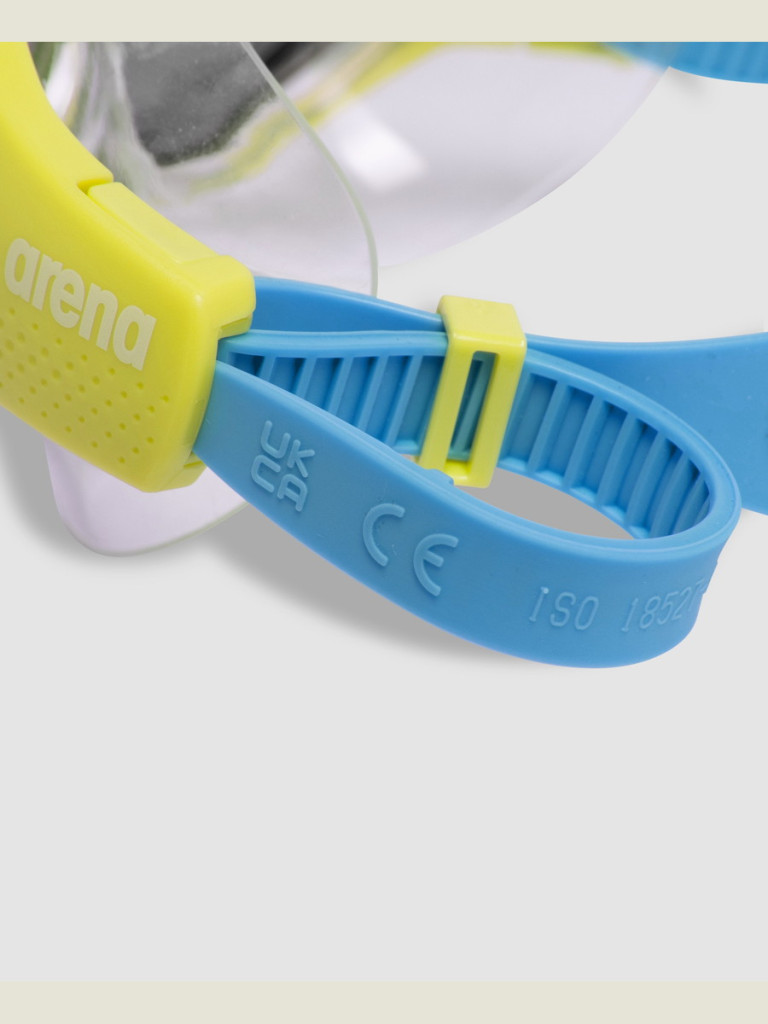 Детски очила за плуване Arena The One Mask Junior Mirror - Silver-Soft Green-Blue Cosmo