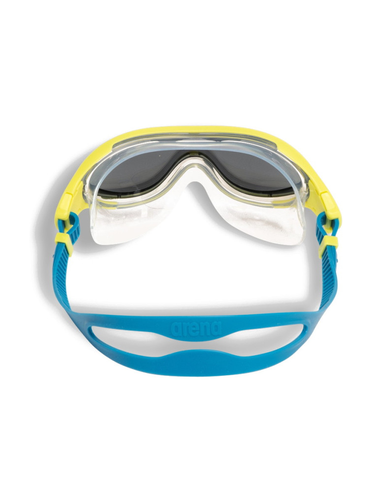 Детски очила за плуване Arena The One Mask Junior Mirror - Silver-Soft Green-Blue Cosmo