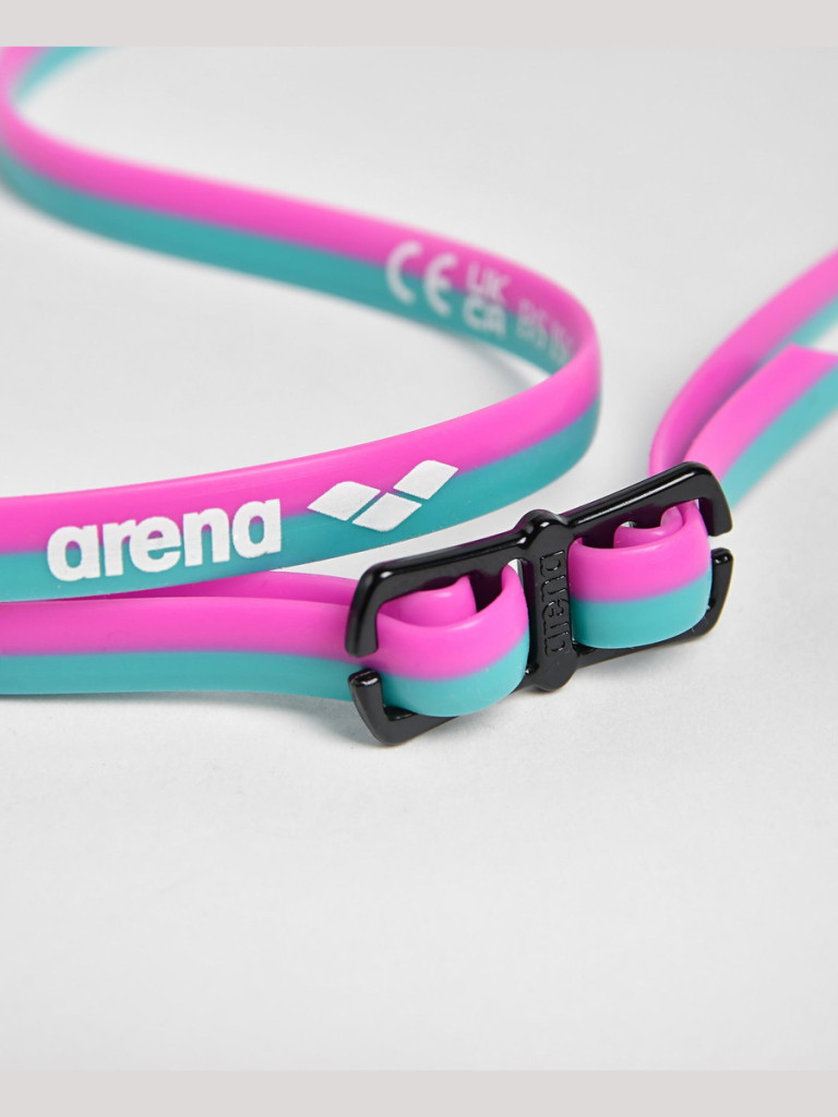 Състезателни очила за плуване Arena Python Mirror - Turquoise-Water-Fuchsia