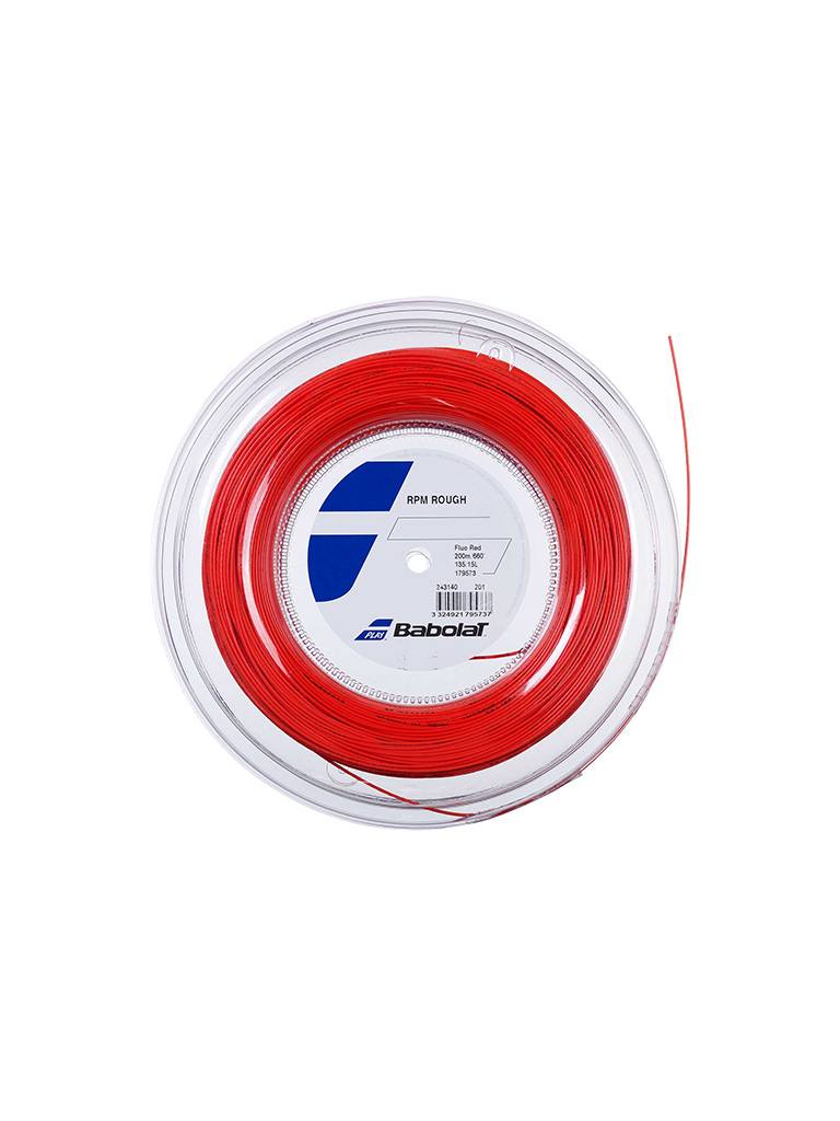 Ролка кордаж Babolat RPM Rough 200 м - Fluo Red