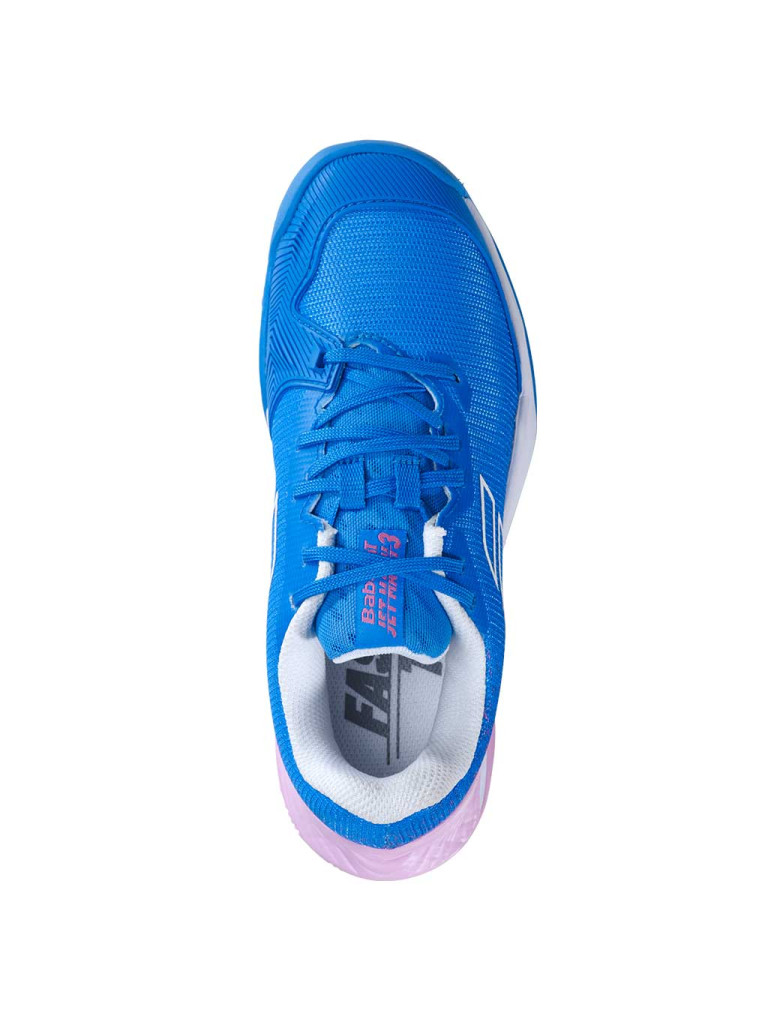 Детски тенис обувки Babolat JET MACH 3 CLAY JNR - French Blue