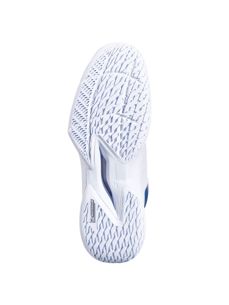 Мъжки тенис обувки Babolat JET TERE 2 ALL COURT WIMBLEDON White / Blue Navy
