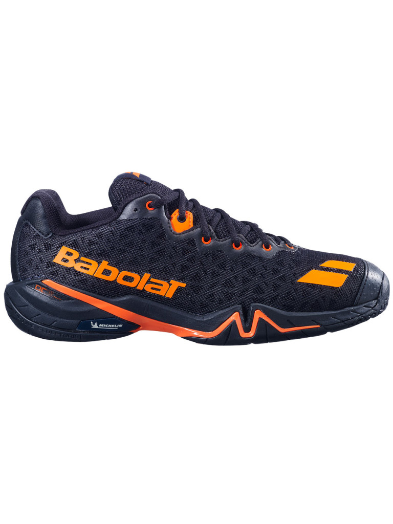 Babolat SHADOW 4 MEN BLACK ORANGE обувки за бадминтон