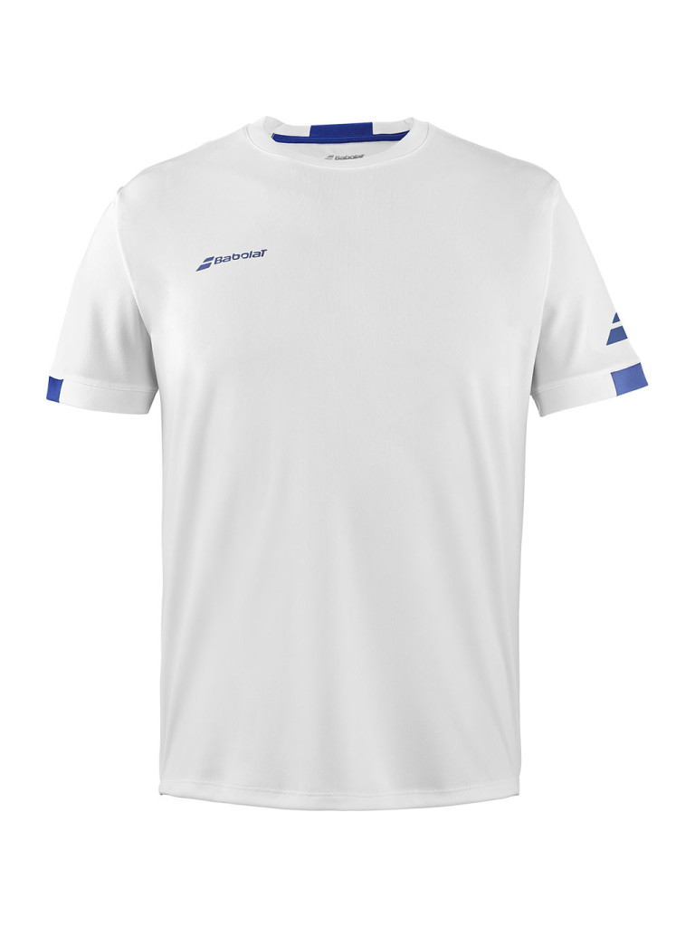 Babolat PLAY CREW NECK TEE BOY WHITE 2024 - детска тениска
