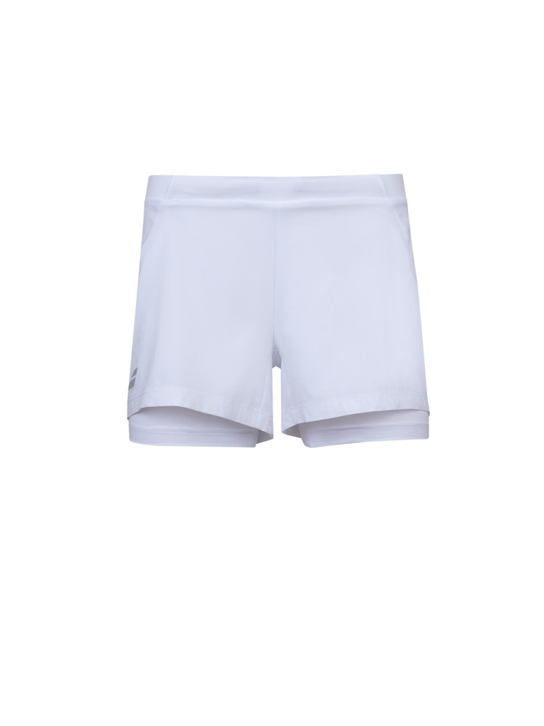 Babolat Exercise Short Girl White - детски тенис шорти