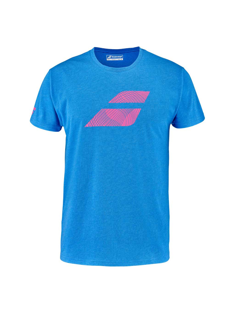Мъжка тениска Babolat EXERCISE BIG FLAG - French Blue