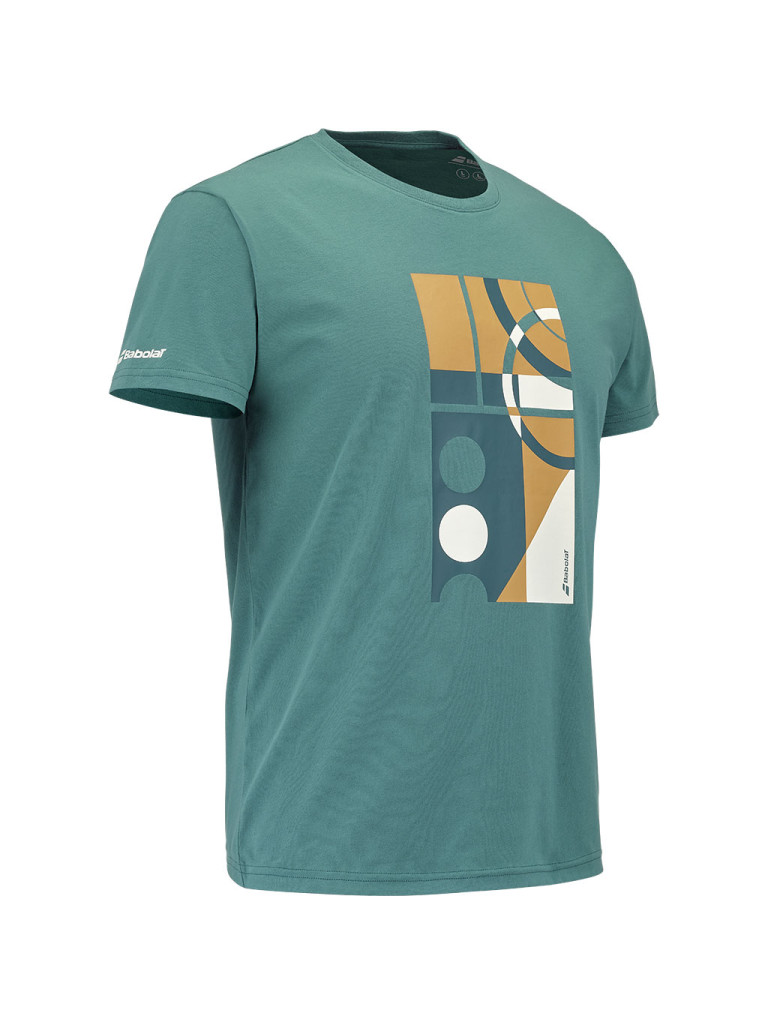 Тениска Babolat Exercise Message Tee North Sea