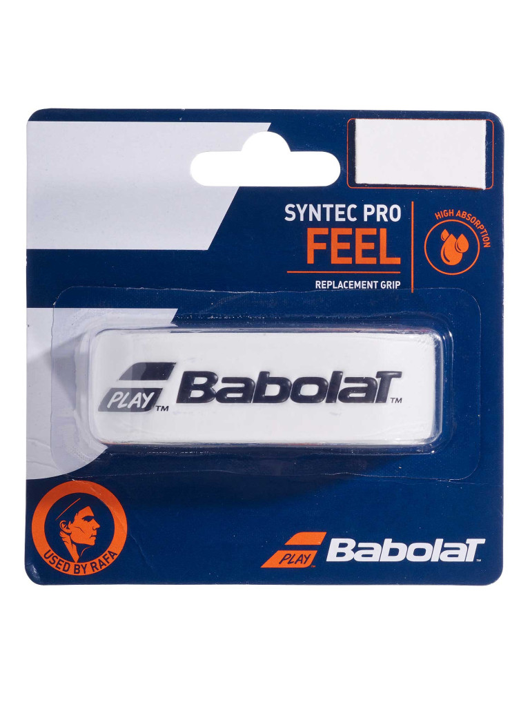 Основен грип Babolat Syntec Pro, бял