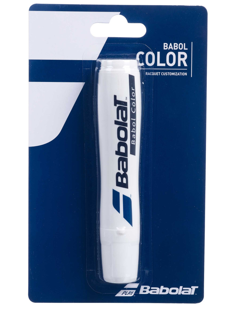 Маркер за кордаж Babolat Babol Color, бял