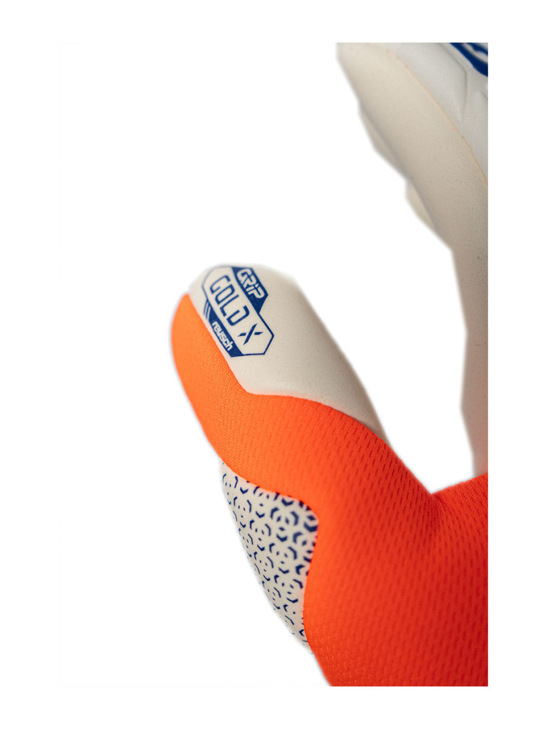 Вратарски ръкавици Reusch Attrakt Gold X Guardian 2025 - Shocking Orange-Energize Blue