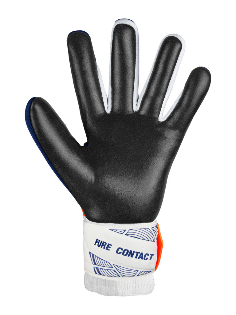 Вратарски ръкавици Reusch Pure Contact Silver 2024 - Premium Blue-Electric Orange-Black