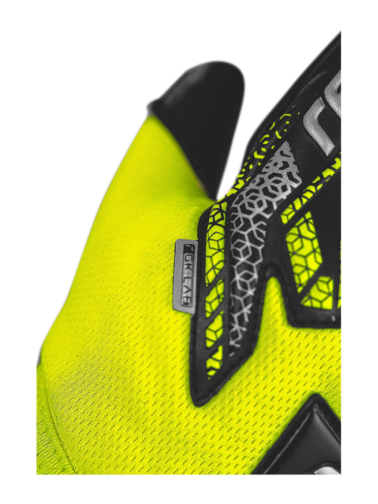 Детски вратарски ръкавици Reusch Attrakt Gold X NC Junior 2025 - Safety Yellow-Silver-Black