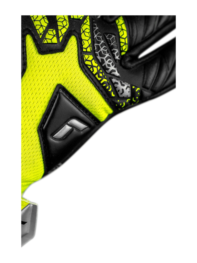 Детски вратарски ръкавици Reusch Attrakt Gold X NC Junior 2025 - Safety Yellow-Silver-Black