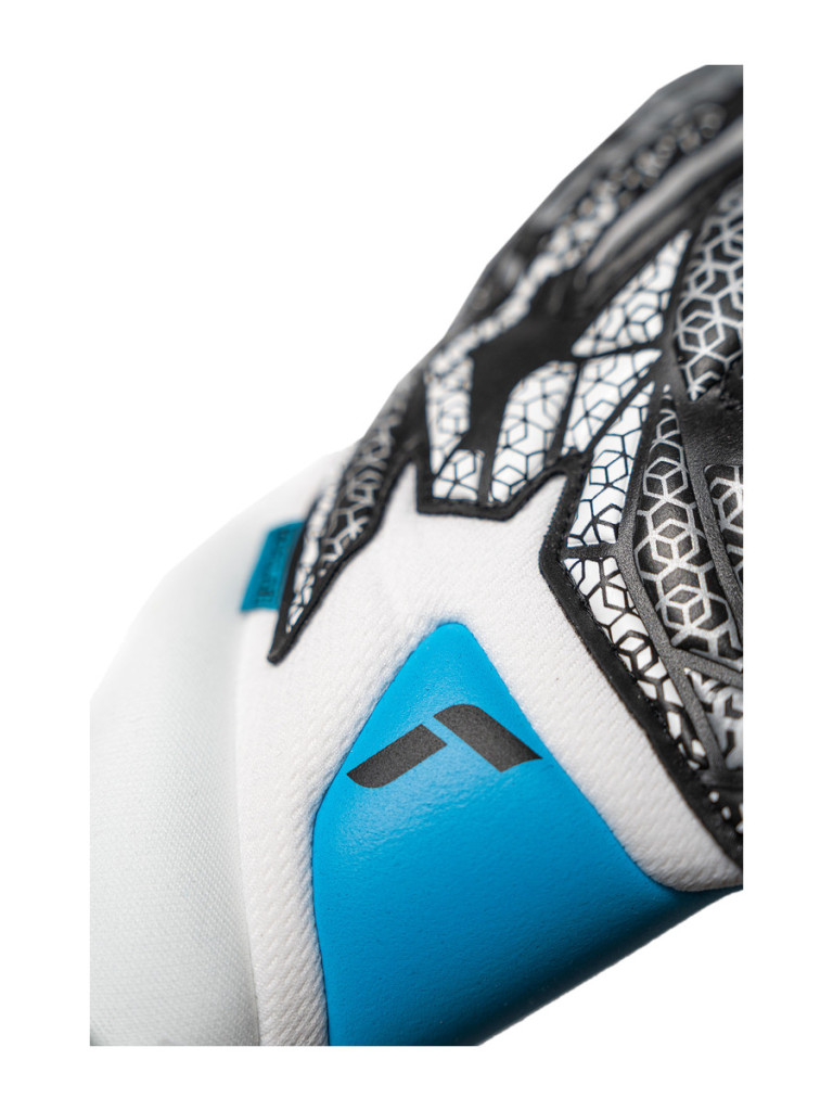Reusch Attrakt Aqua Evolution 2025 Goalkeeper Gloves - White-Black-Blue
