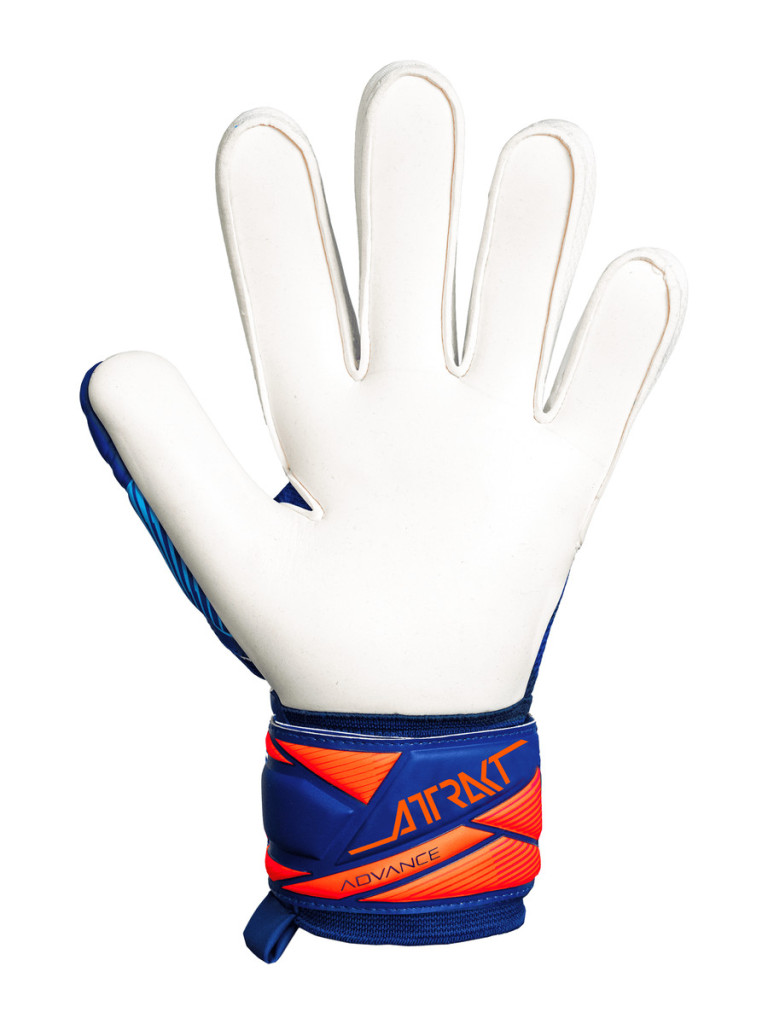 Вратарски ръкавици Reusch Attrakt Advance 2026 - Sharp Blue-White-Shocking Orange