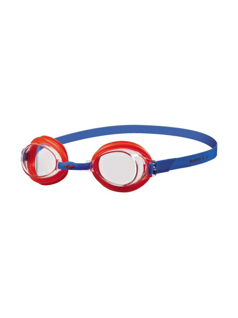 Детски очила за плуване Arena Bubble 3 Junior - Clear-Mango-Blue