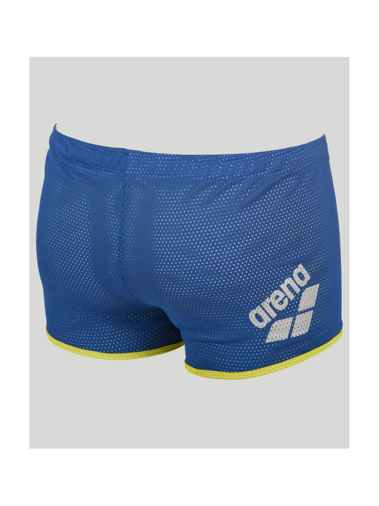 Унисекс тренировъчен бански Arena Square Cut Drag Suit - Royal-Yellow