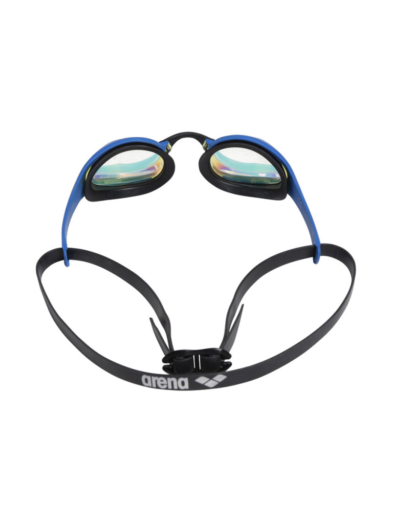 Състезателни очила за плуване Arena Cobra Ultra Swipe Mirror - Yellow Copper-Blue